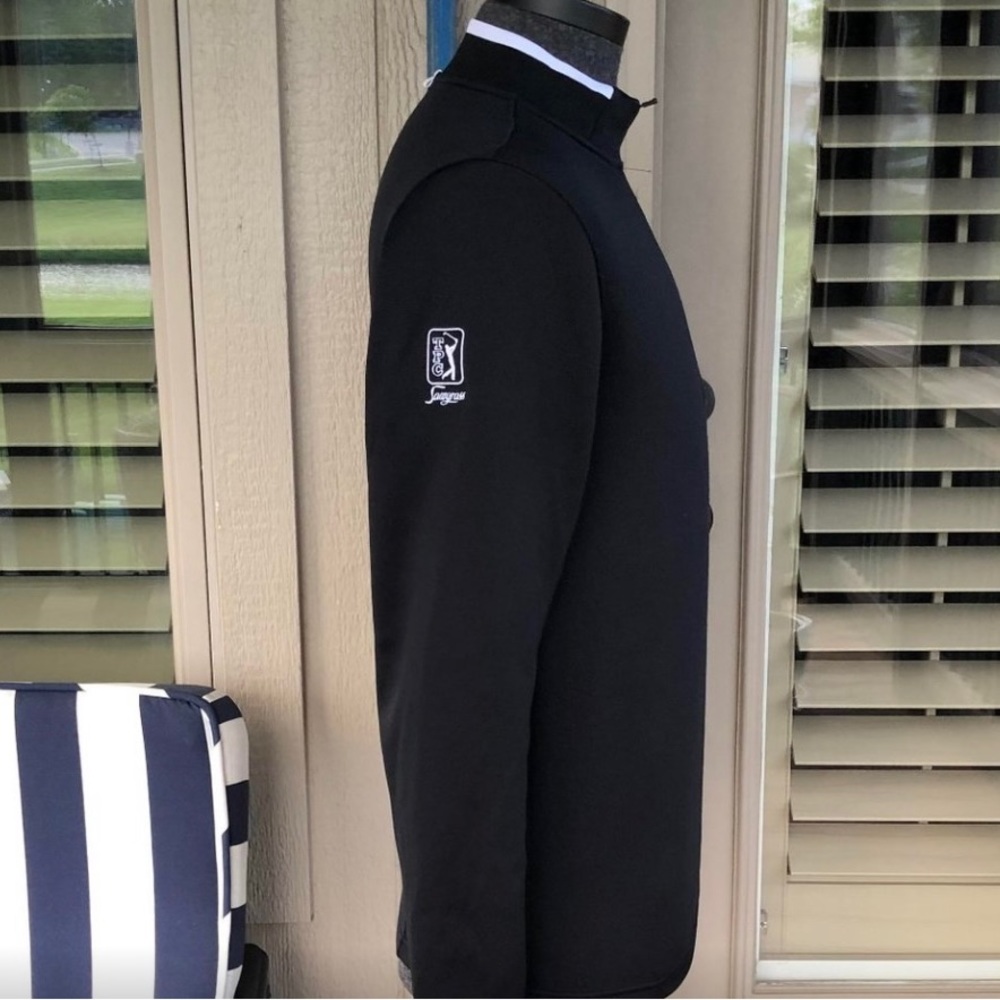 NIKE Golf Men's Black Dri-Fit 'The Players/TPC Sawgrass' Half Zip Pull Over - M